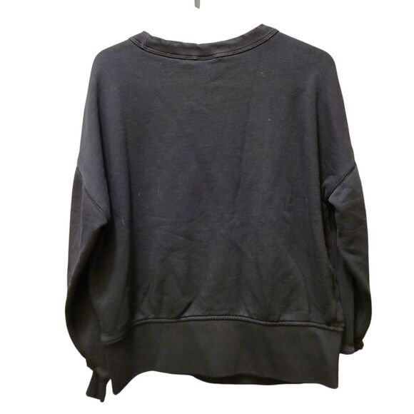 2/$20 Adidas Black & White Crewneck Sweatshirt Top Size: XS - Picture 4 of 7